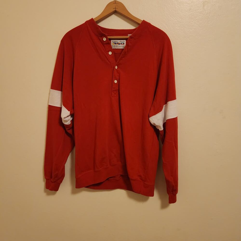 Vintage Robert Bruce Signage Rouge Shirt Size M